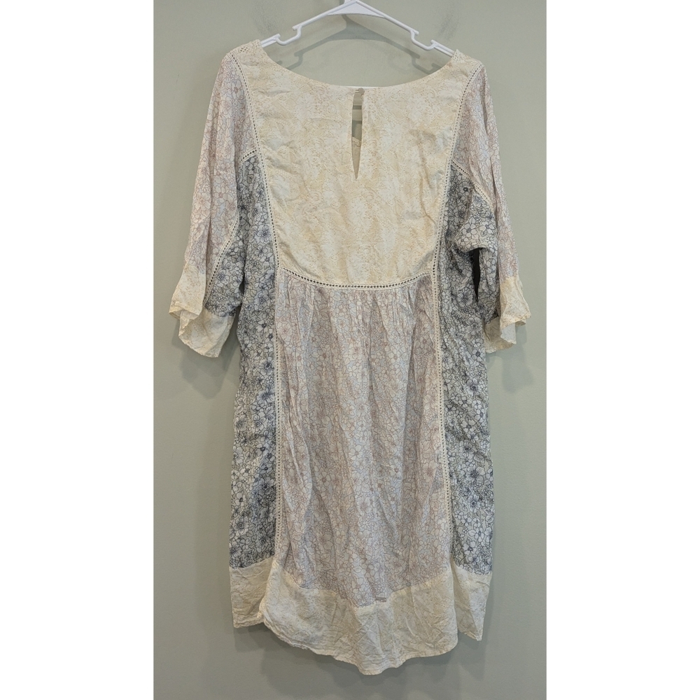 Sundance Catalog Lace Floral Patchwork Dress Size Large - Picture 3 of 6